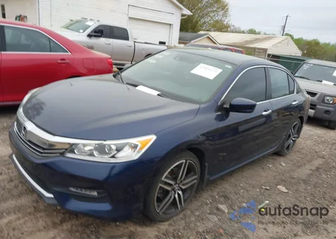 2016 Honda Accord Sport from USA, damaged, VIN 1HGCR2F69GA082875